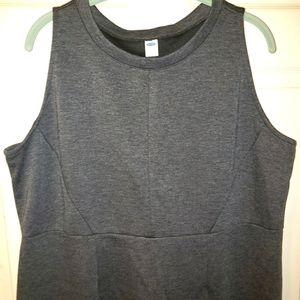 Old Navy Sleeveless Knit Sheath in Charcoal